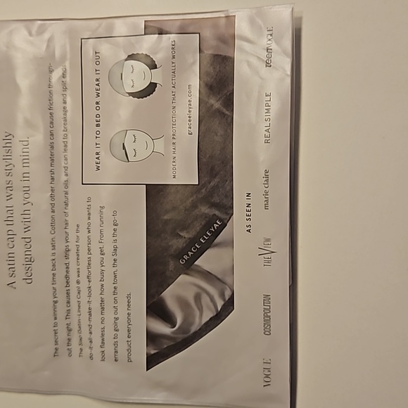 GRACE ELEYAE Slap Satin Lined Cap - Picture 9 of 9